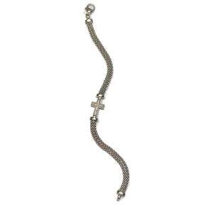 MIA FIORE Made in Italy Sterling Silver Cross Bracelet